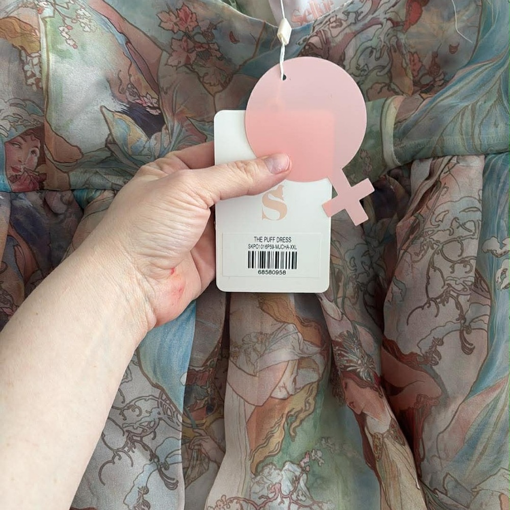 Selkie Mucha Puff Mini Dress XXL - Picture 3 of 5